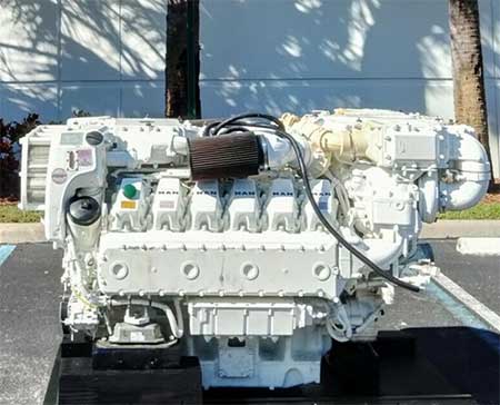 MAN D2842 LE406, Marine Diesel Engine, V-12 1800HP